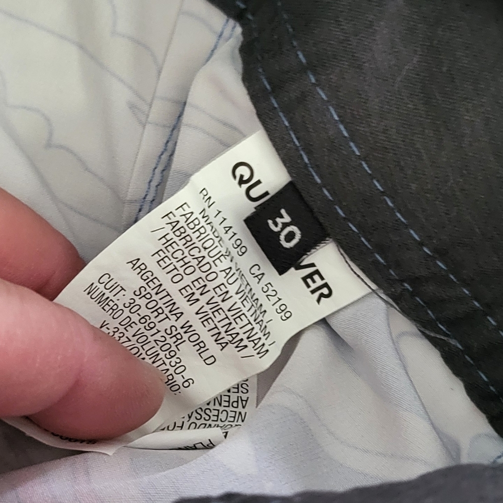 Swim Trunks, Quicksilver High Line, men's size 30 - Picture 5 of 5